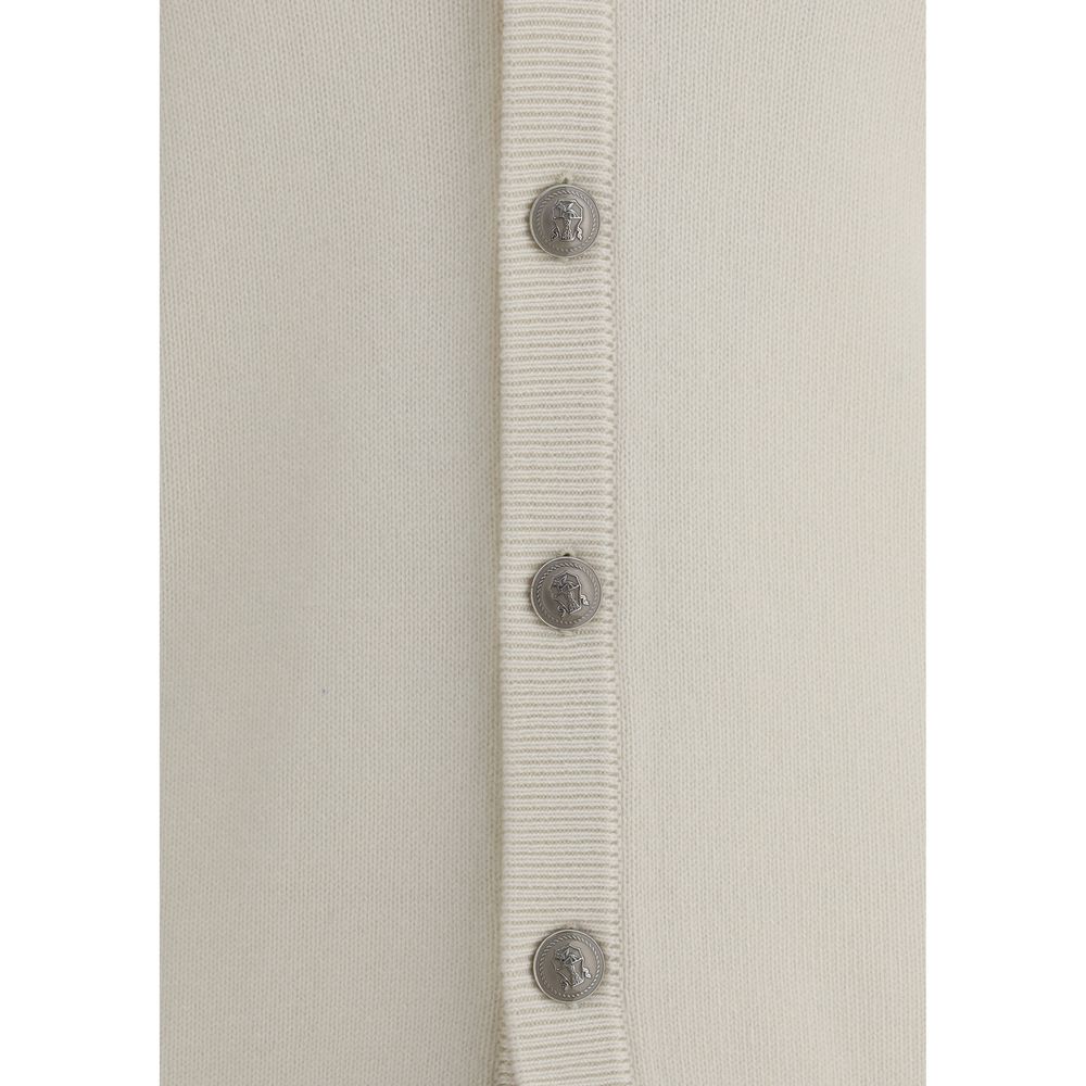 White Cashmere Cardigan