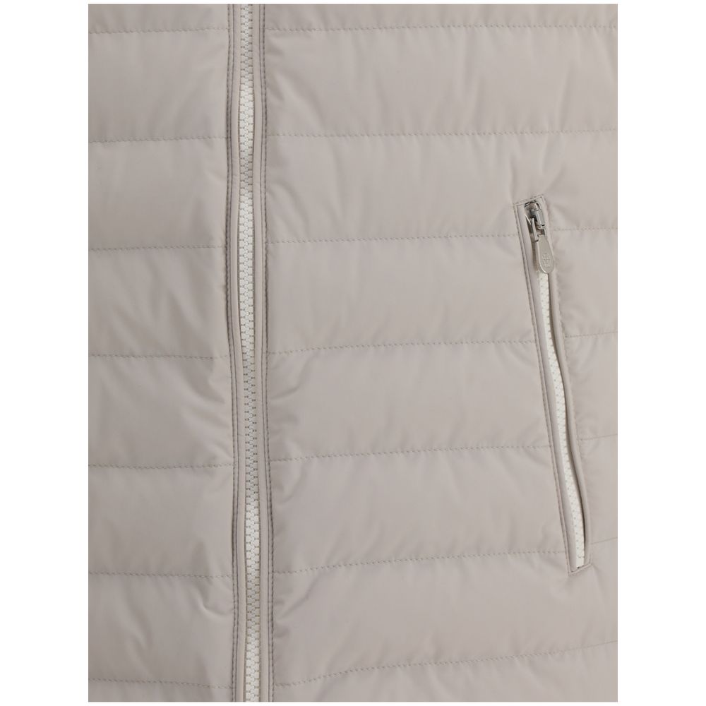 Beige Polyamide Jackets And Coat