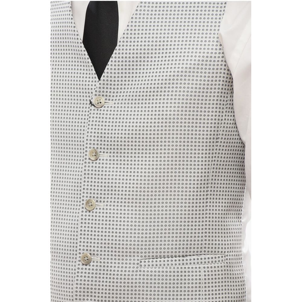 CC COLLECTION 5 Buttons Vest With Dot Motif
