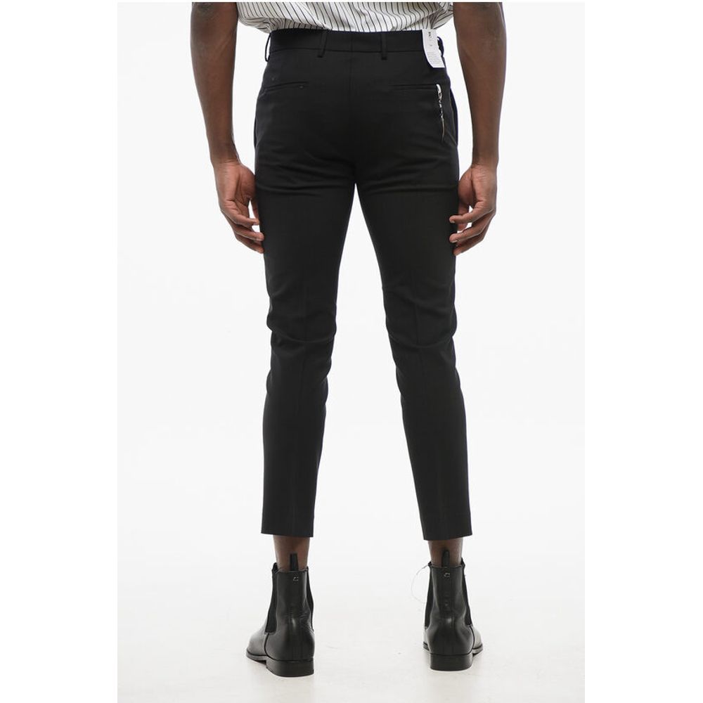 4-Pocketed Stretch Virgin Wool Pants