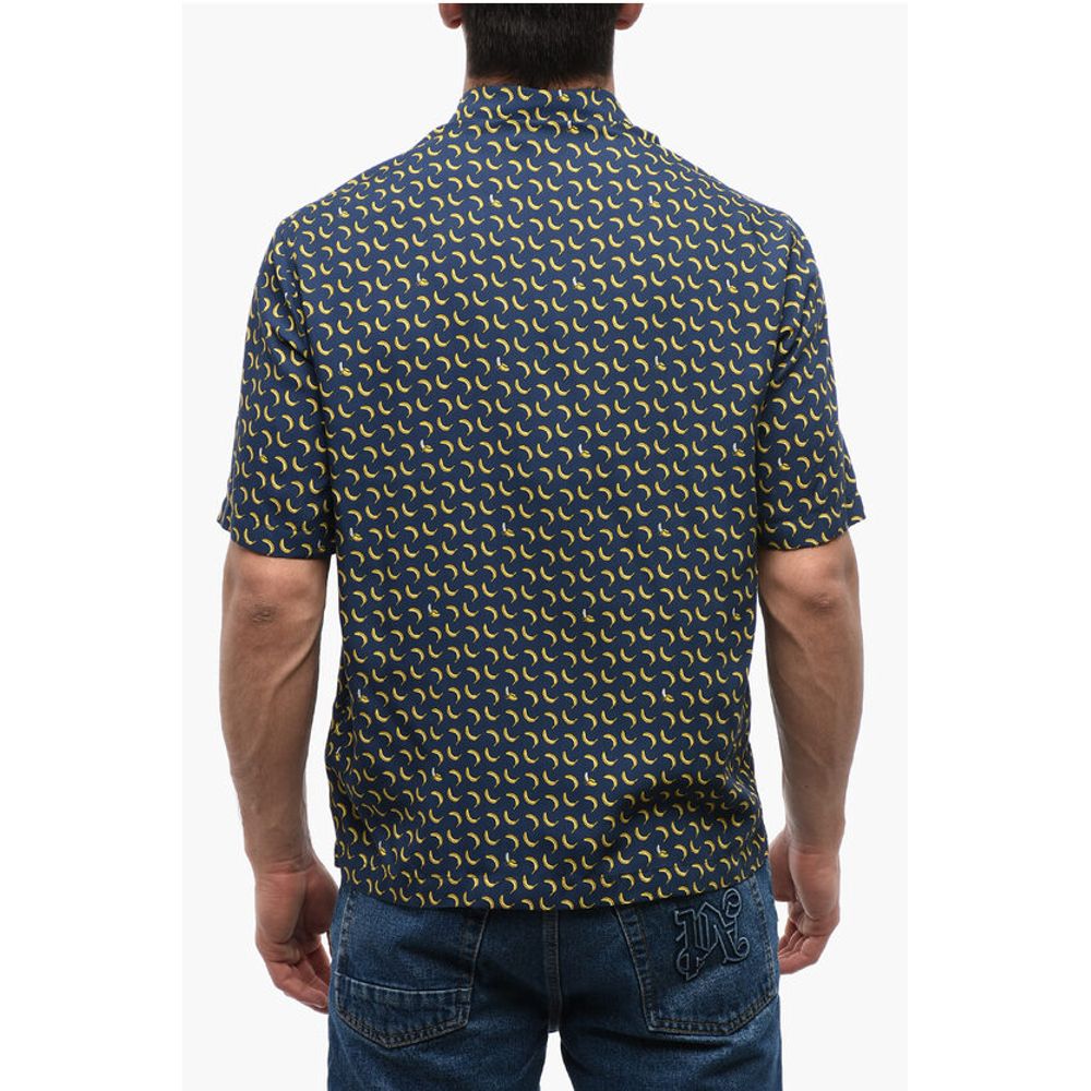 Breast-pocketed BANANA Bowling Shirt