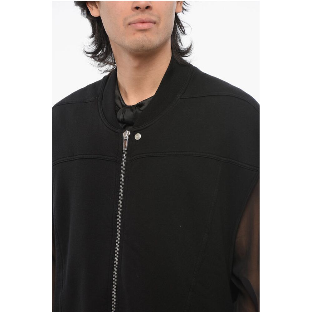 DRKSHDW Zip-up Jersey Vest with Oversized Design