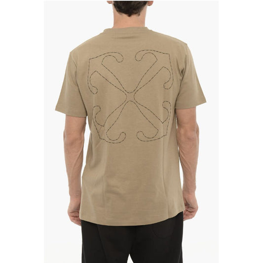 Slim Fit Crew-neck T-Shirt with Embroidered Logo