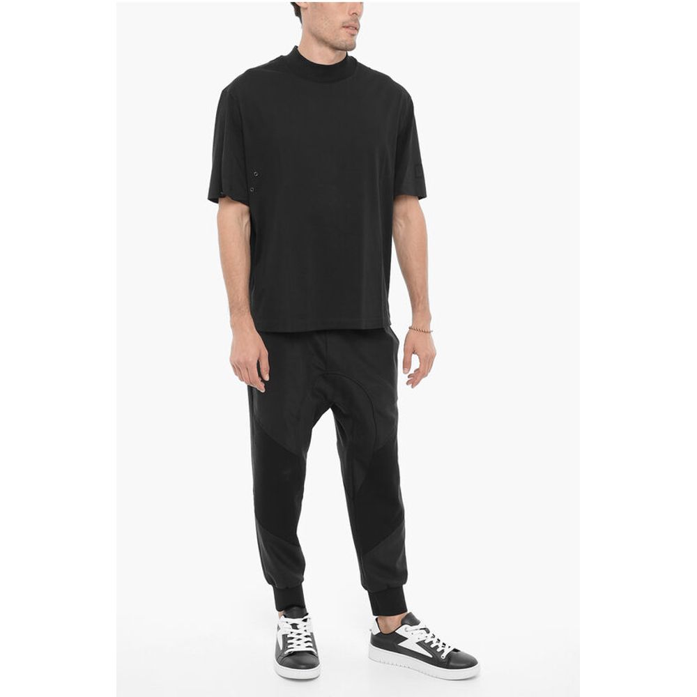 Slim Fit Crew-neck T-shirt with Studs