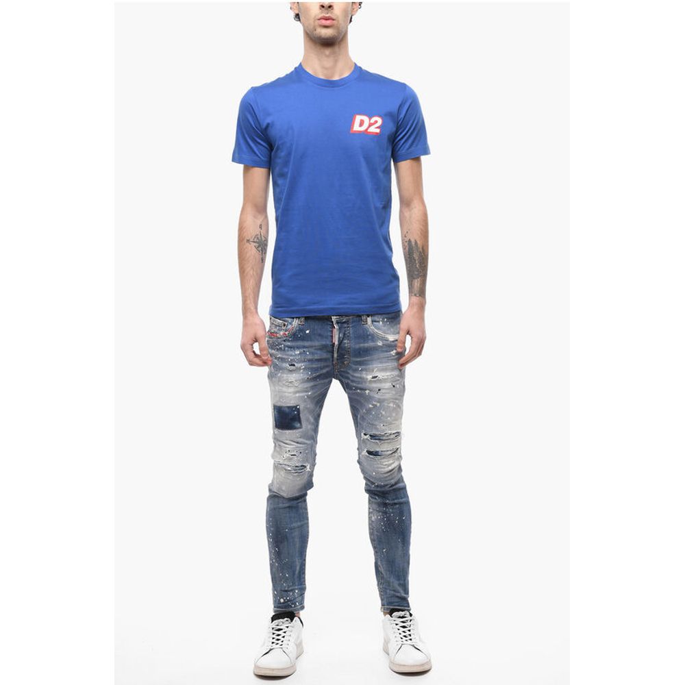 Plain T-shirt with D2 Print