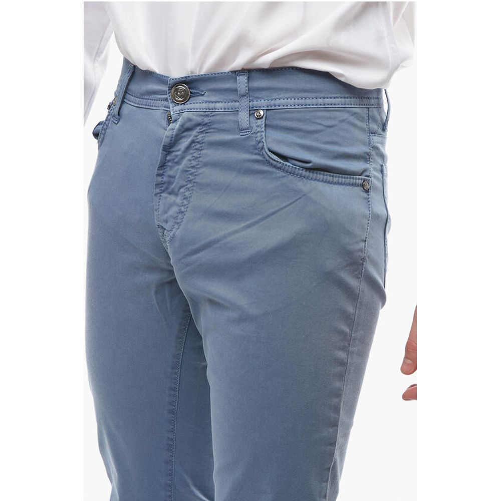 ID LUXURY DENIM Stretchy-cotton 5-pocket Pants