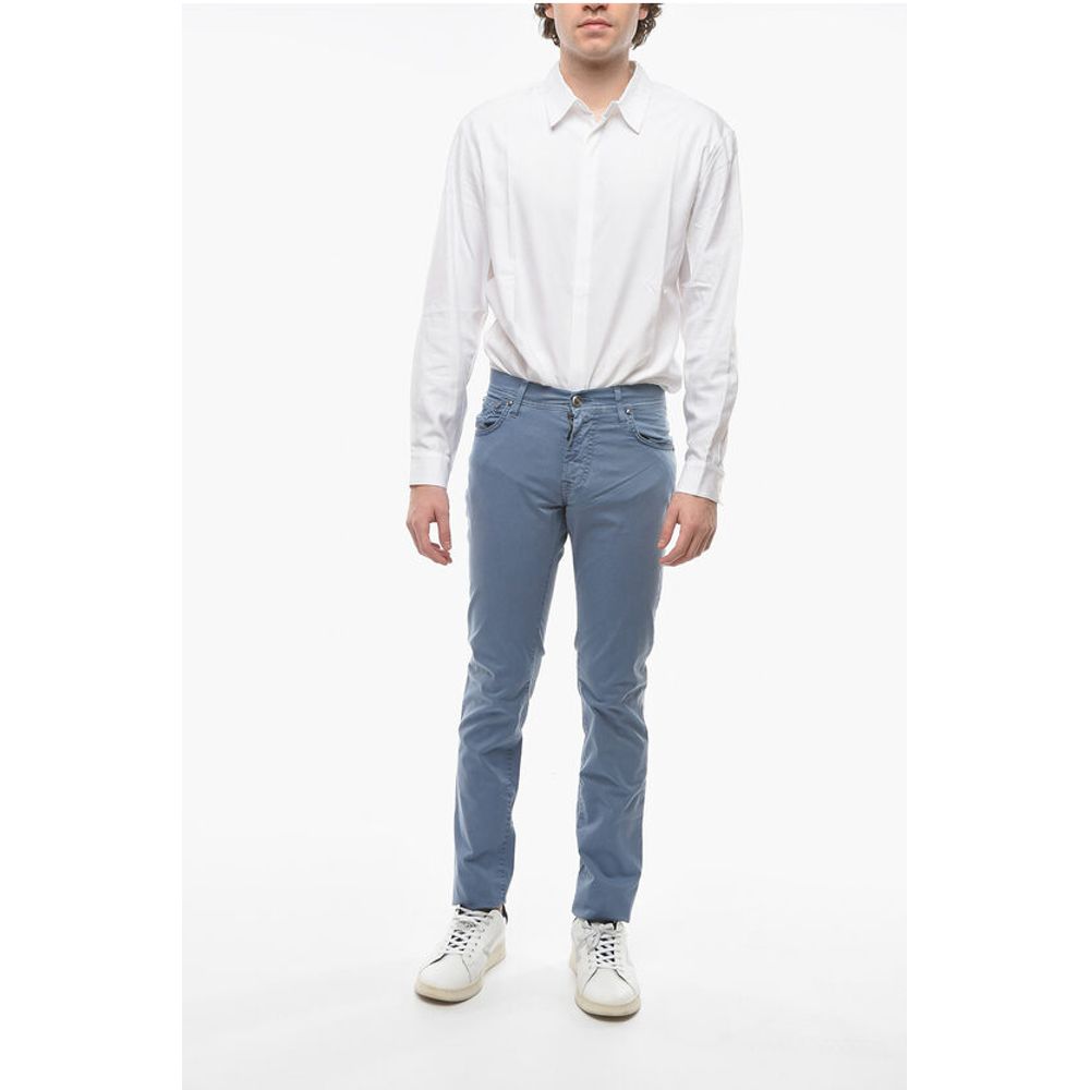 ID LUXURY DENIM Stretchy-cotton 5-pocket Pants