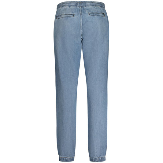 Light Blue Cotton Women Jeans