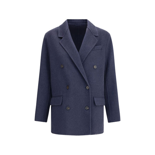 Blue Cashmere Coat