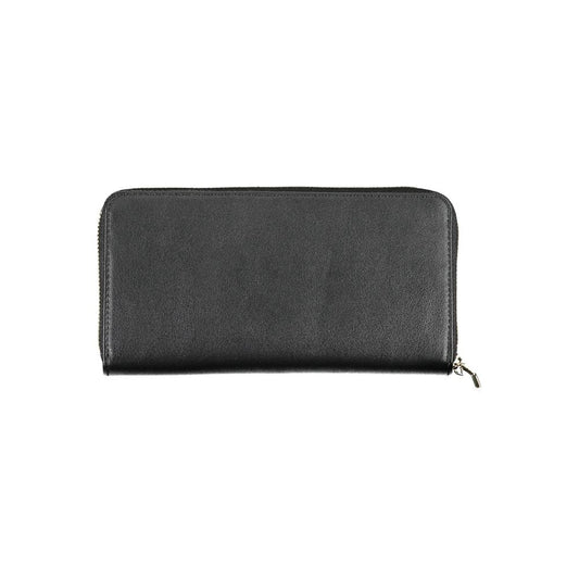 Nero Poliuretano Women Wallet