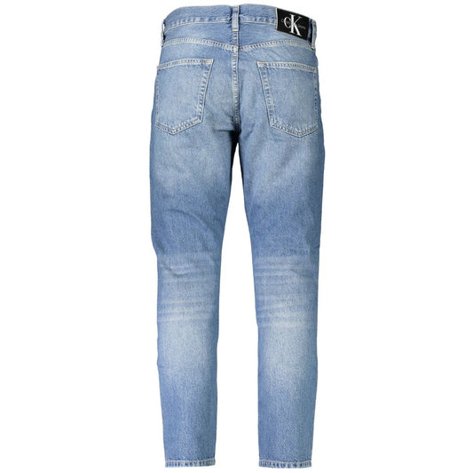 Blu Cotton Mens Jeans