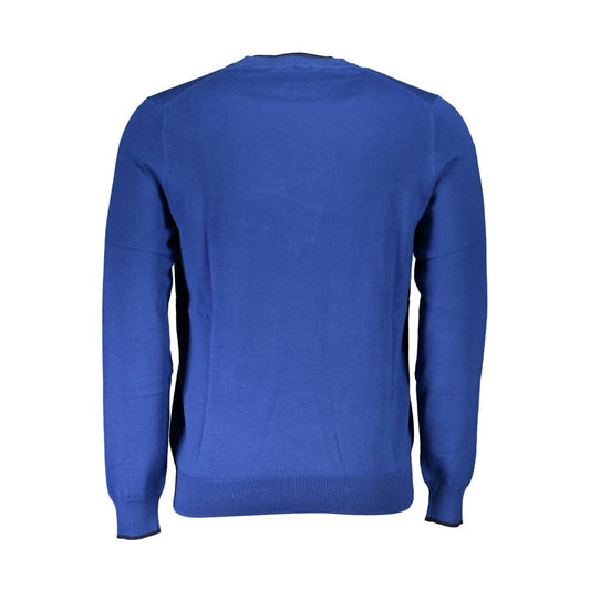Blue Organic Cotton Men's Sweater