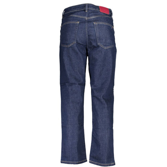 Blue Cotton Women Jeans
