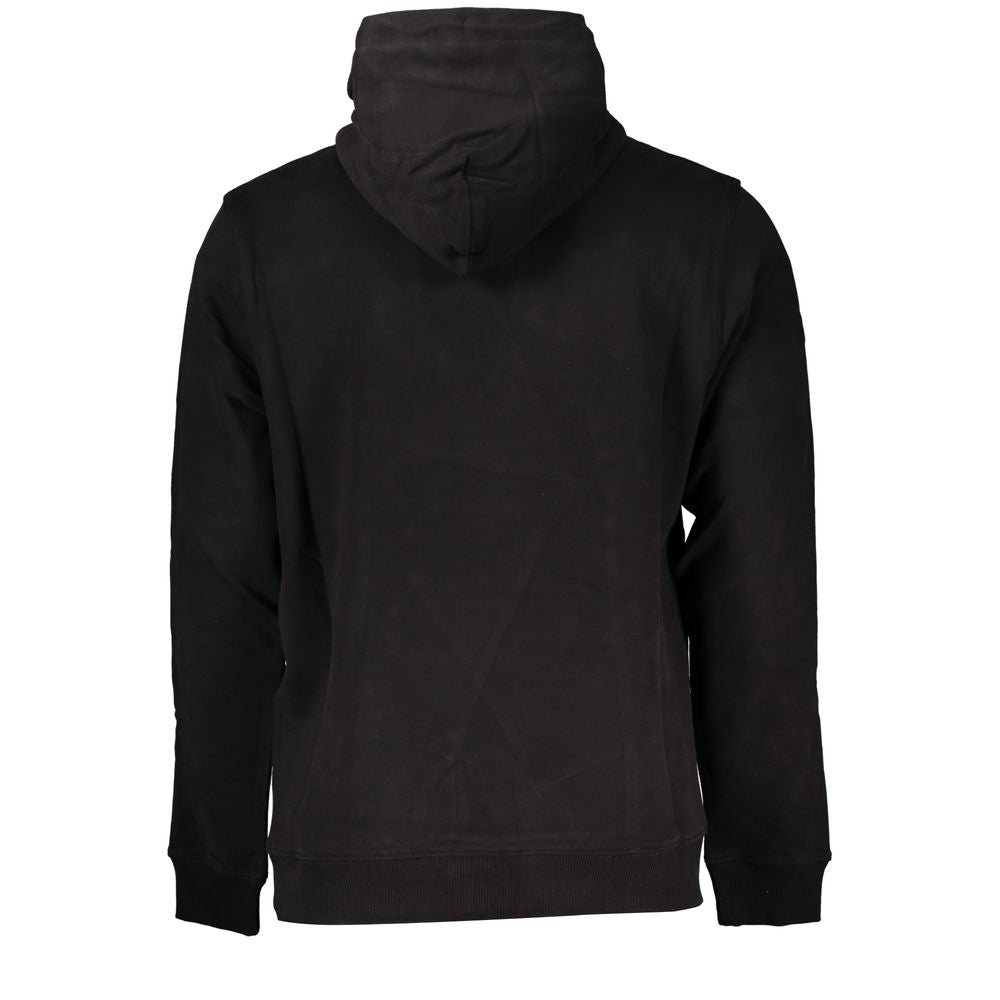Black Cotton Men's Sweatshirt