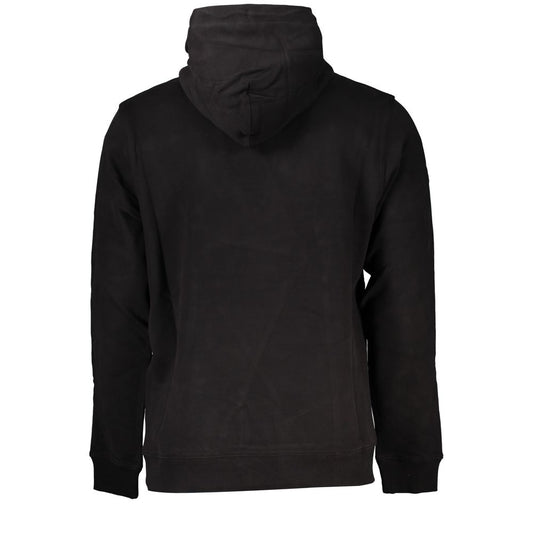 Black Cotton Men's Sweatshirt