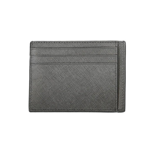 Black Leather Mens Wallet Holder