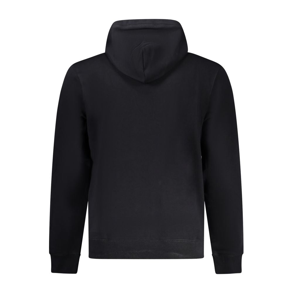 Black Cotton Men's Sweatshirt