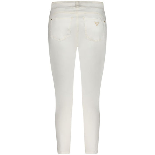 White Cotton Women Jeans