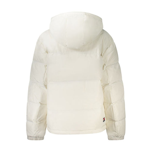 White Polyester Women's Jacket