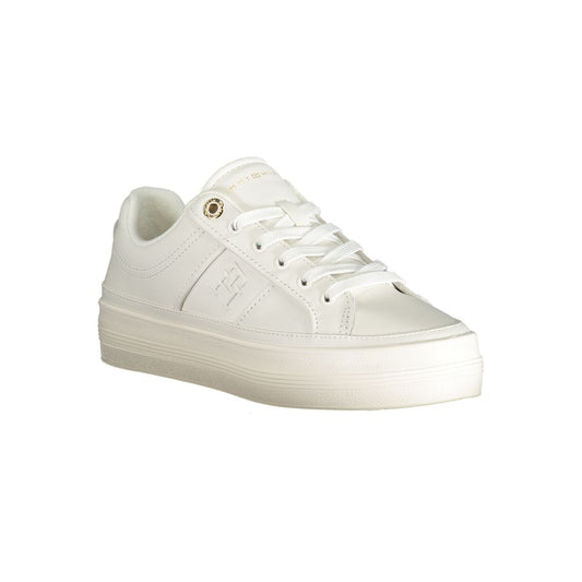 Bianco Polyurethane Women Sneaker