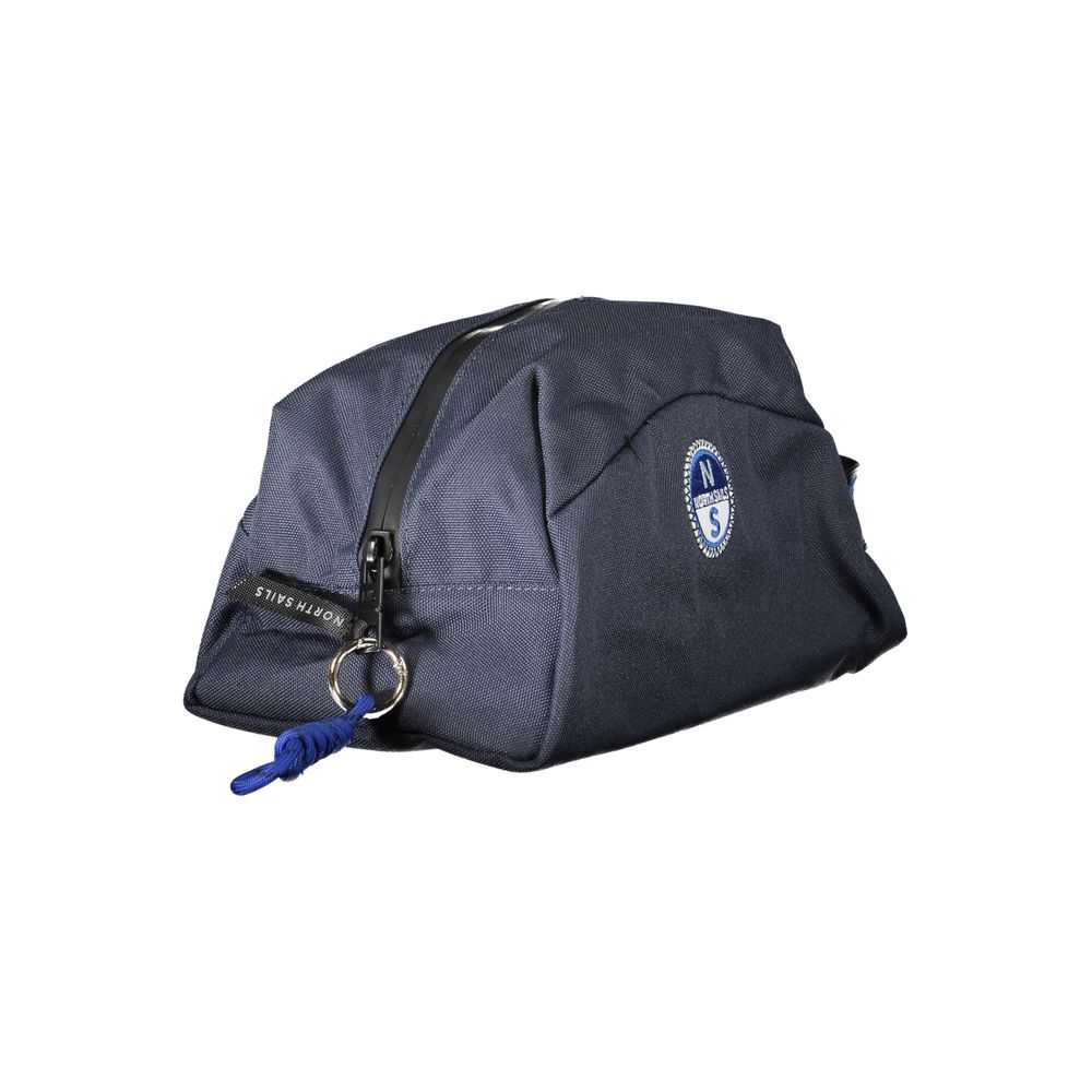 Blue Polyester Toiletry Bag
