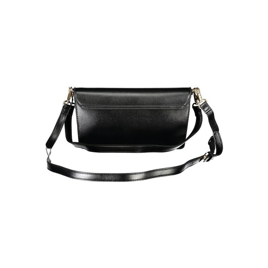 Black Polyurethane Women's Bag
