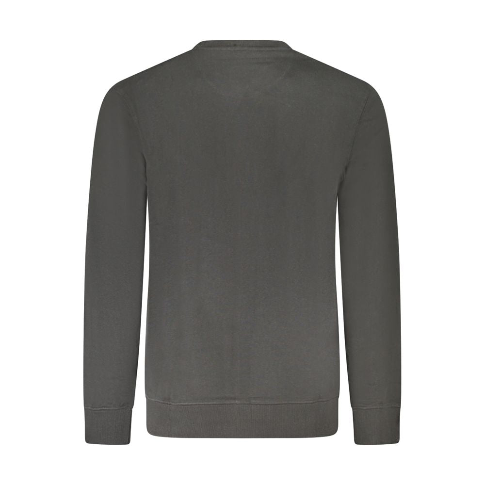 Black Cotton Men's Sweatshirt
