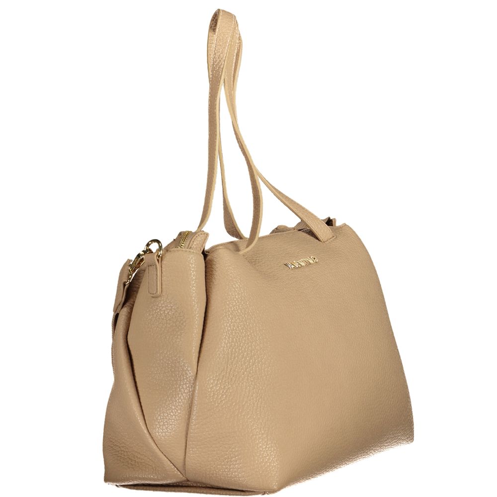Beige Polyethylene Handbag