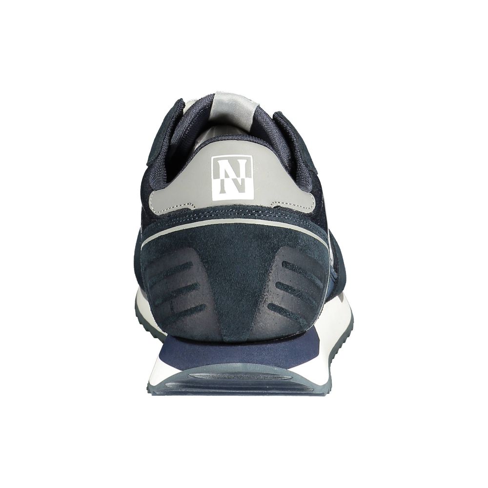 Blue Polyester Sneaker
