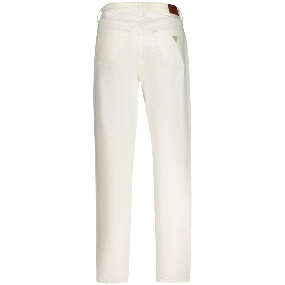 White Cotton Women's Jeans