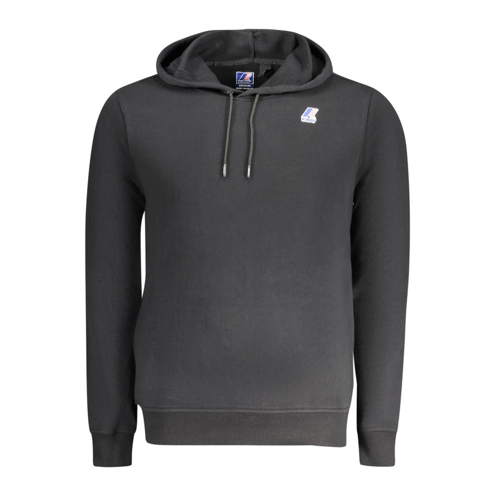 Black Cotton Men Sweater