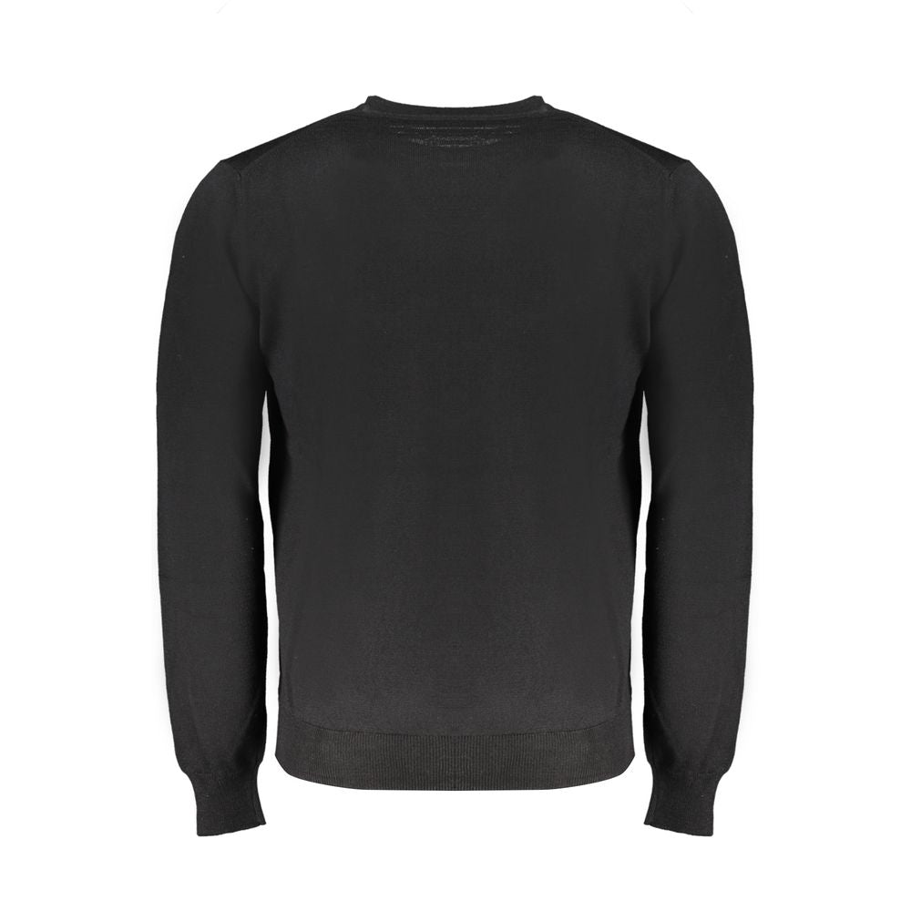 Black Wool Sweatshirt