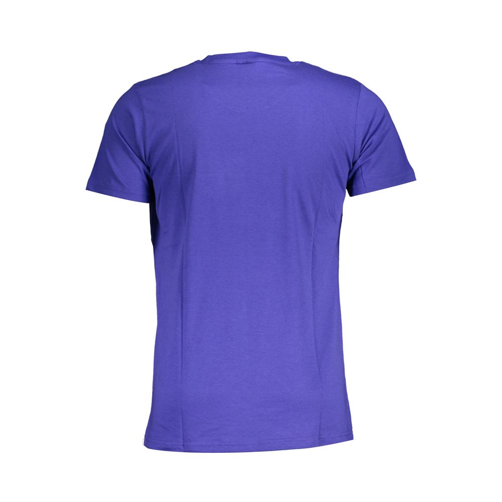 Blu Cotton Men T-Shirt