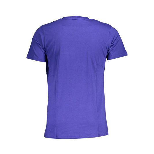 Blu Cotton Men T-Shirt