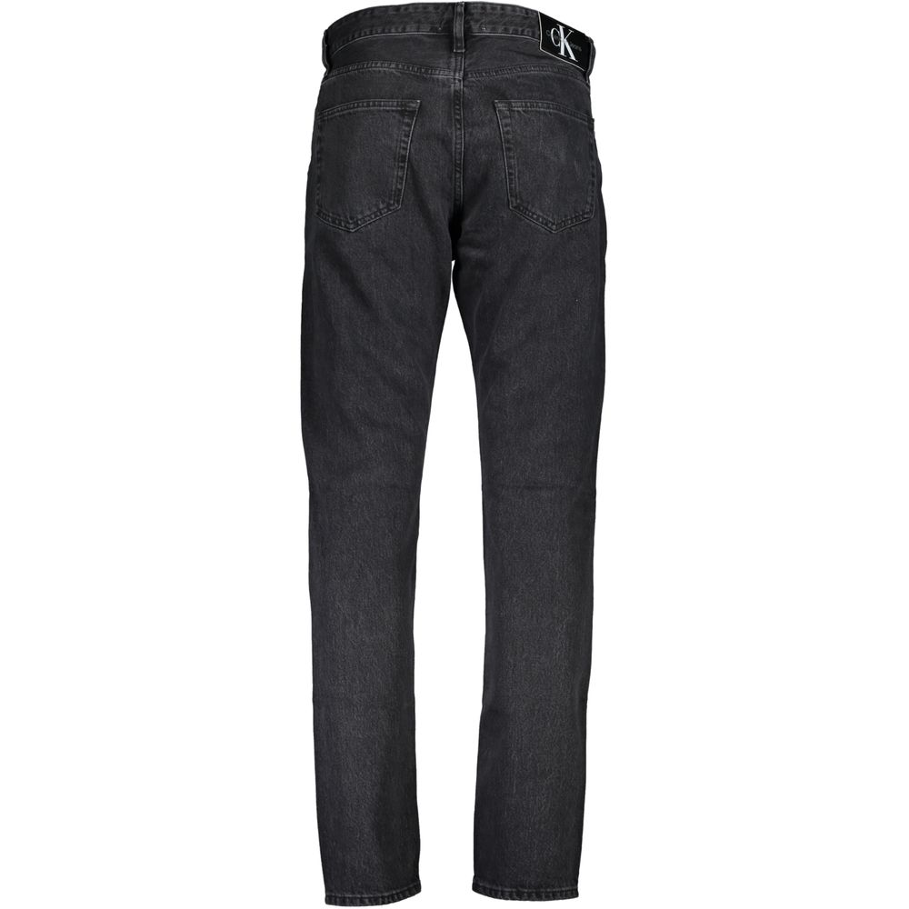 Black Cotton Jeans Denim