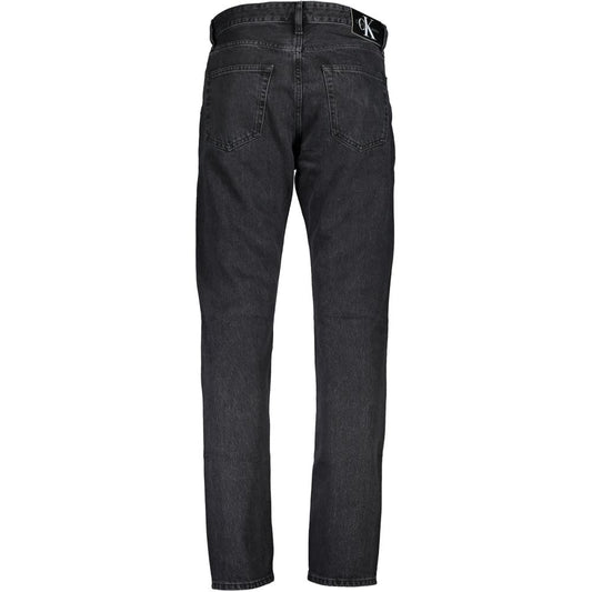 Black Cotton Jeans Denim