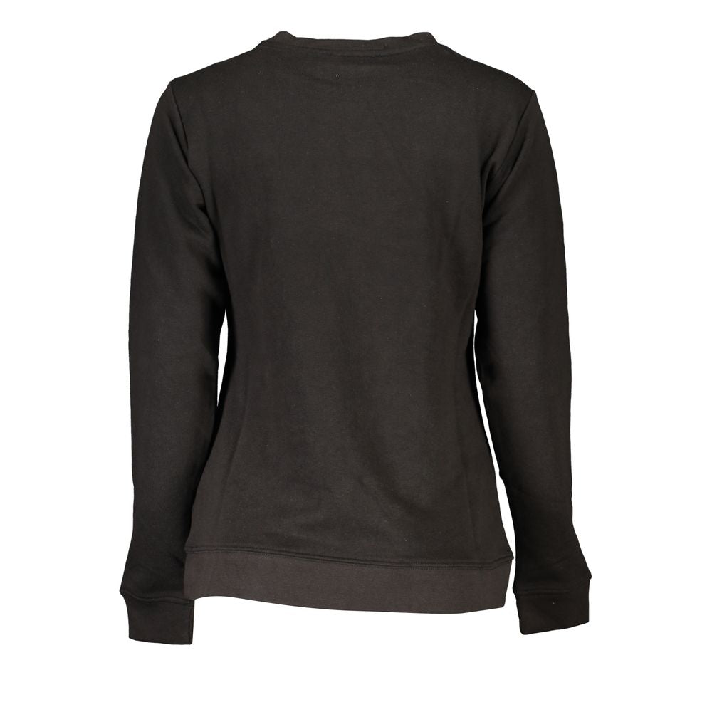 Black Cotton Women Sweater