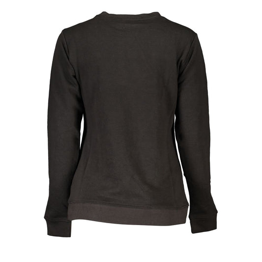 Black Cotton Women Sweater