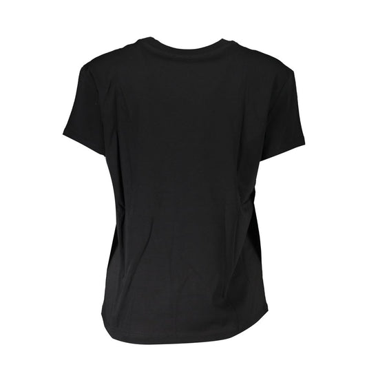 Black Cotton T-Shirt