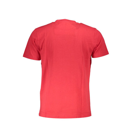 Red Cotton Men T-Shirt