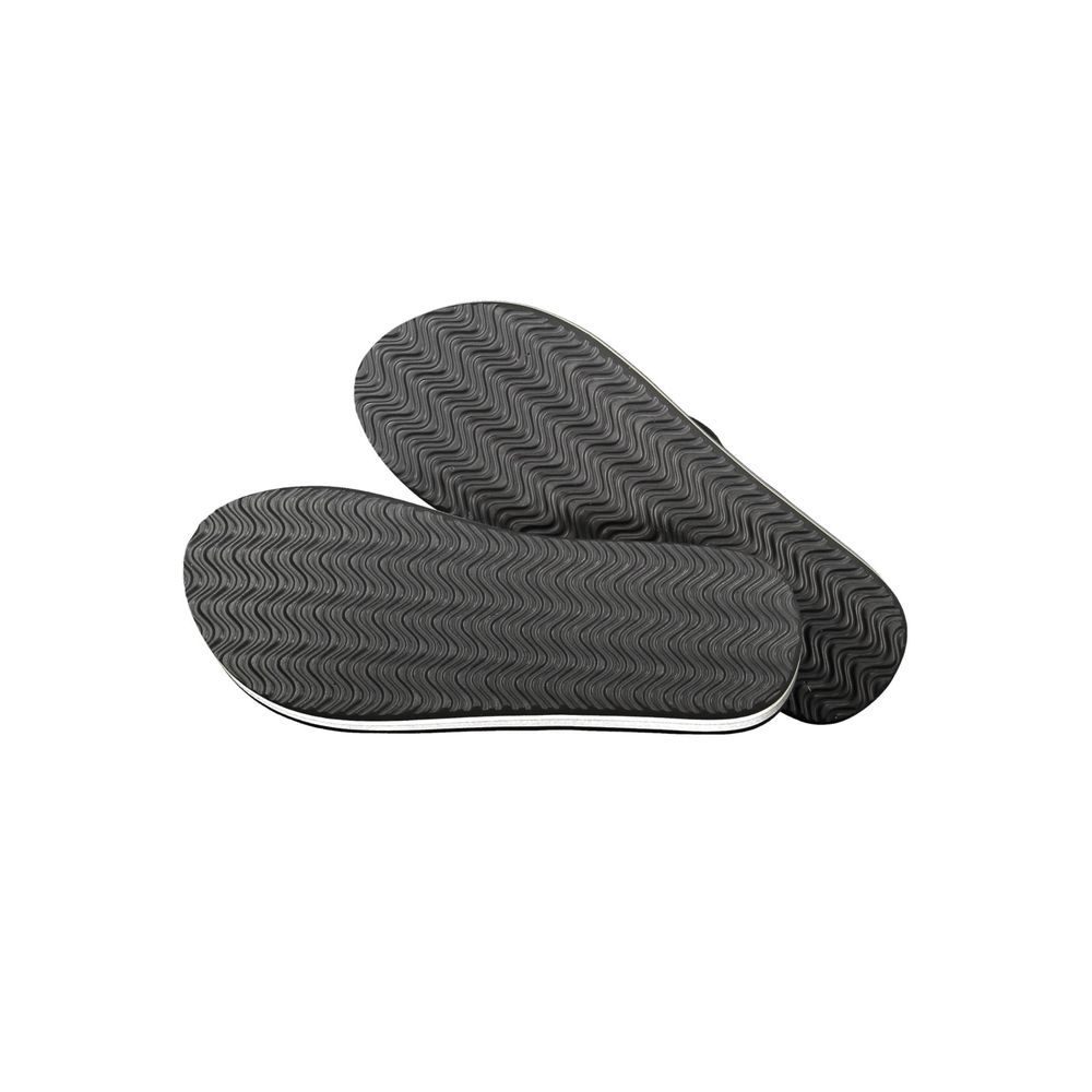 Black Polyester Women Sandal