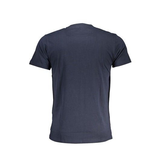 Blu Cotton Men T-Shirt