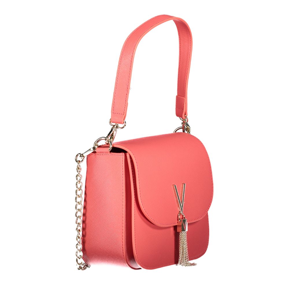 Pink Polyethylene Women Handbag