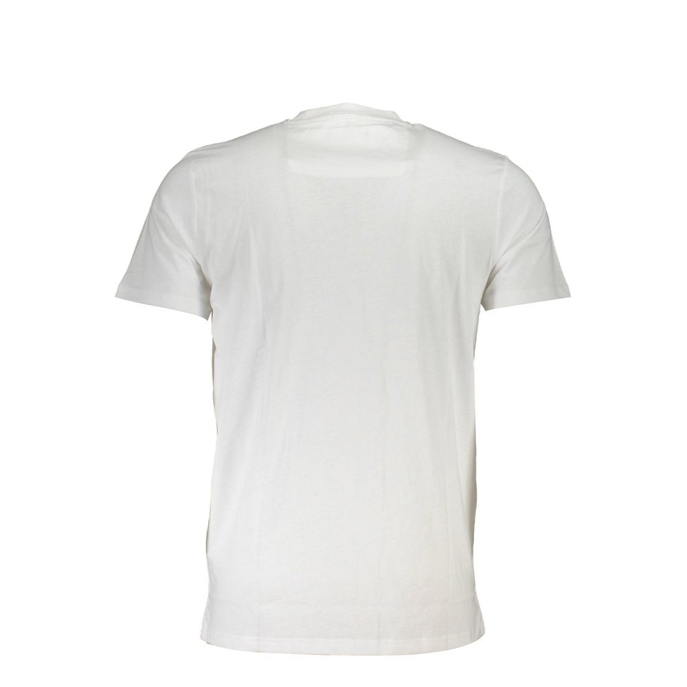 White Cotton Men's T-Shirt