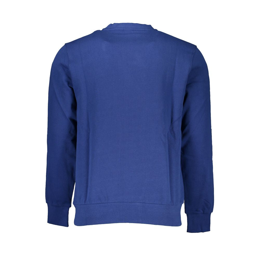 Blue Cotton Men's Sweatshirt