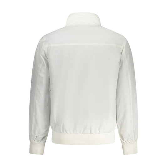 White Polyamide Men Jacket