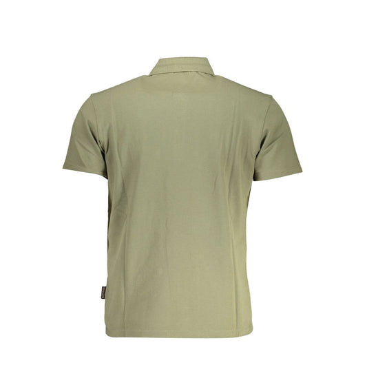 Green Cotton Polo Shirt