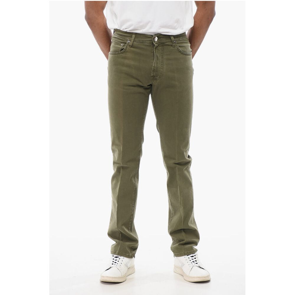 ID 5-Pocketed Stretch Cotton Pants