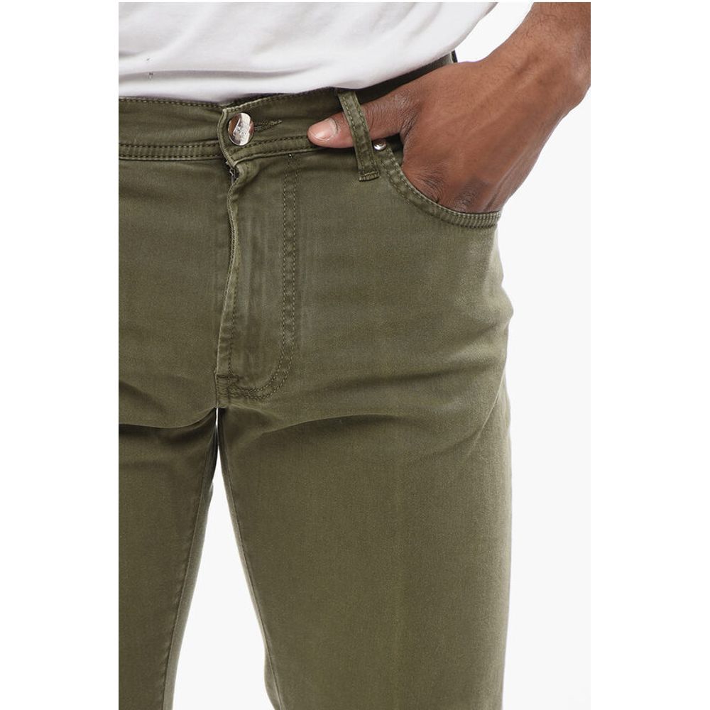 ID 5-Pocketed Stretch Cotton Pants