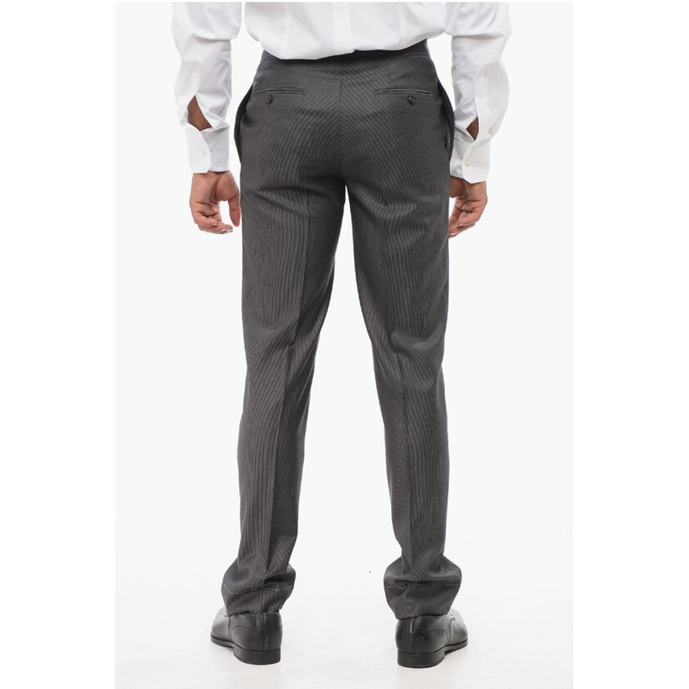Pinstriped MANTUA Virgin Wool Pants